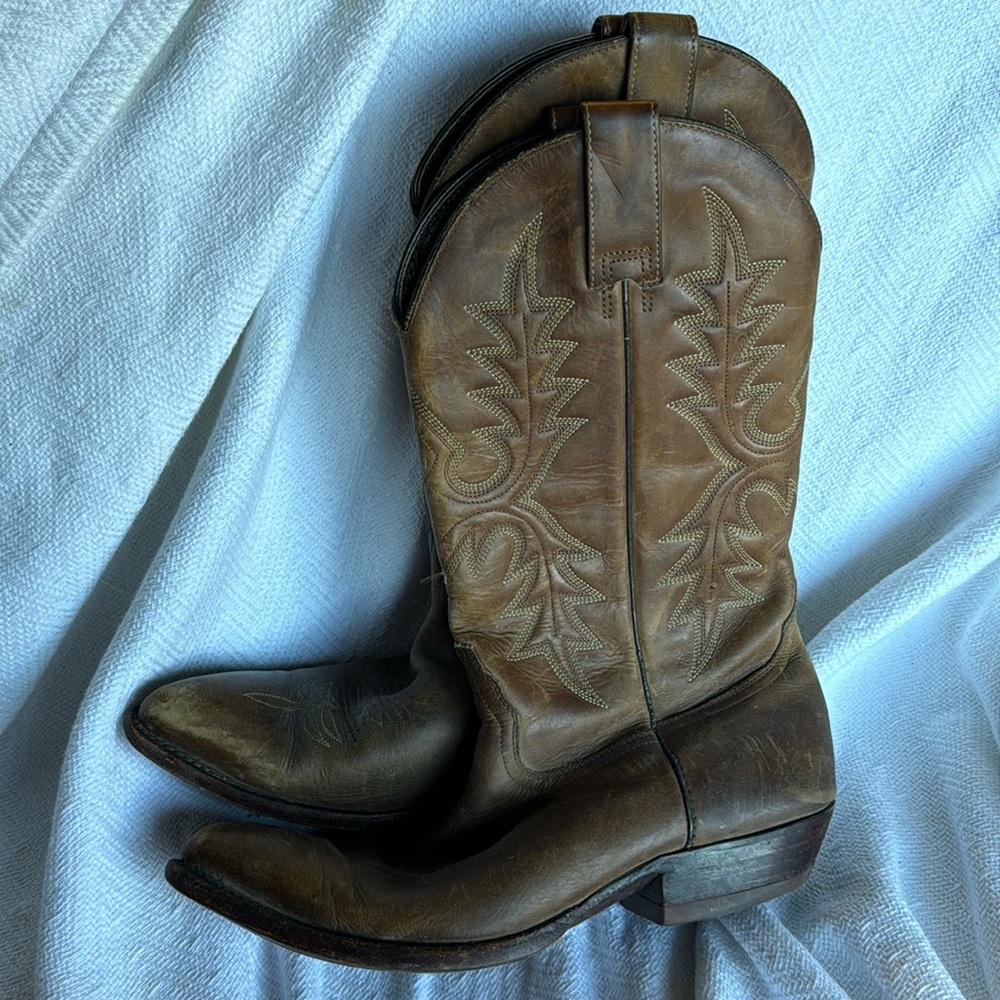 Leather Brown Boots Women